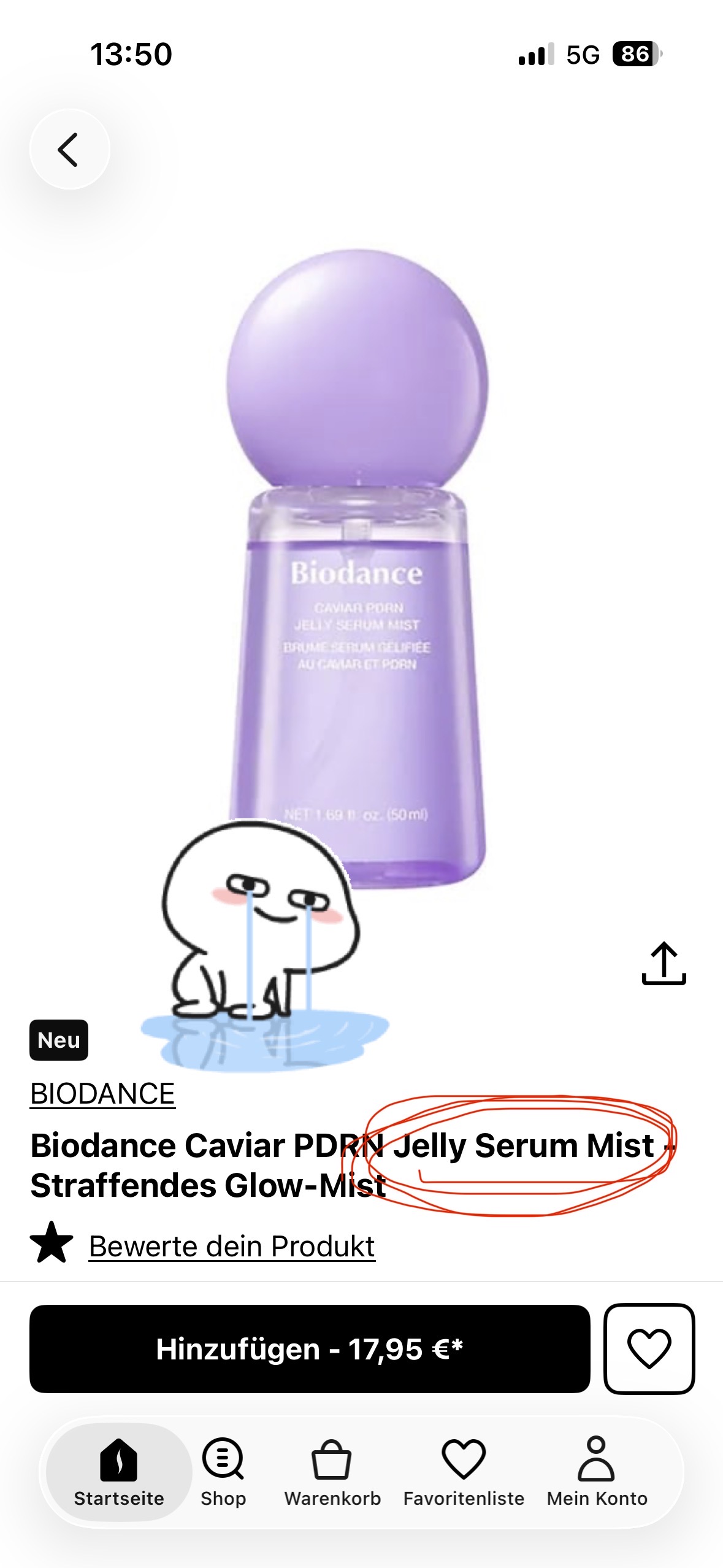 So we have jelly mists now…?