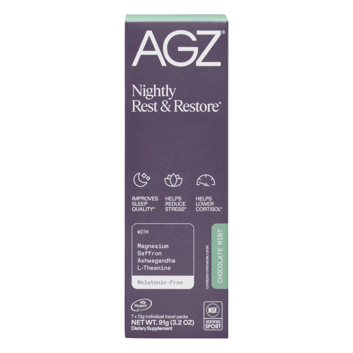 AGZ Nightly Rest & Restore Sleep Supplement 
