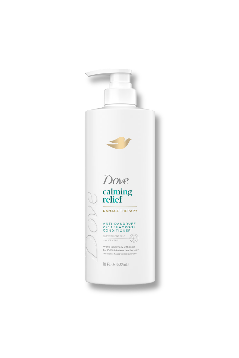 Dove Damage Therapy Calming Relief 2 in 1 Anti-Dandruff Shampoo and Conditioner