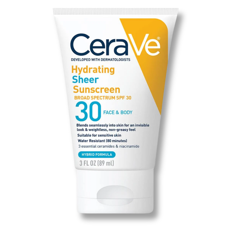 Hydrating Sheer Sunscreen Broad Spectrum SPF 30 (Face & Body)