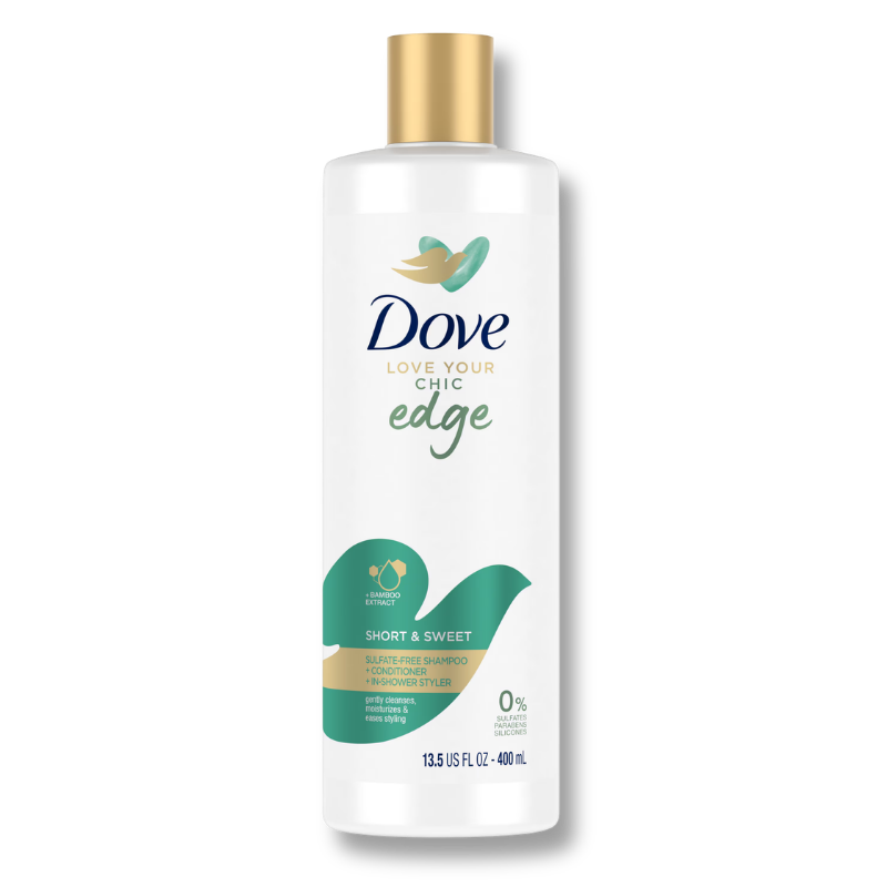 Love Your Chic Edge Short and Sweet Sulfate-Free Shampoo + Conditioner + In-Shower Styler