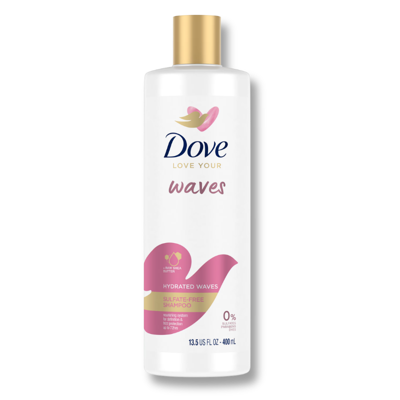 Love Your Waves Hydrated Waves Sulfate-Free Shampoo