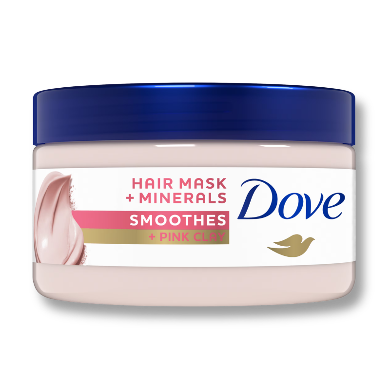 Mineral Hair Mask Smoothes + Pink Clay
