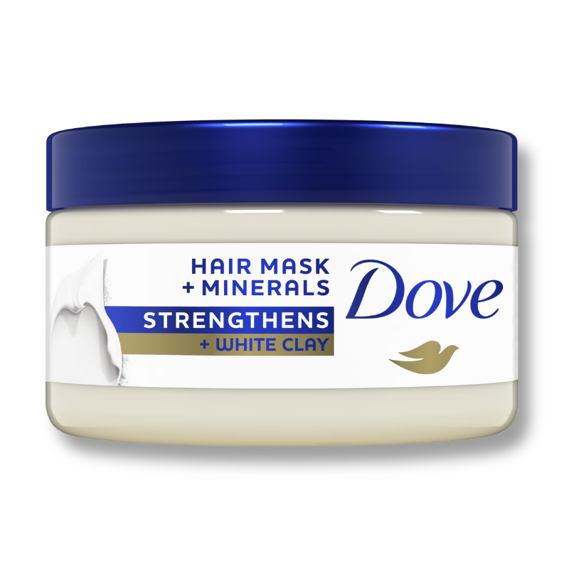 Mineral Hair Mask Strengthens + White Clay